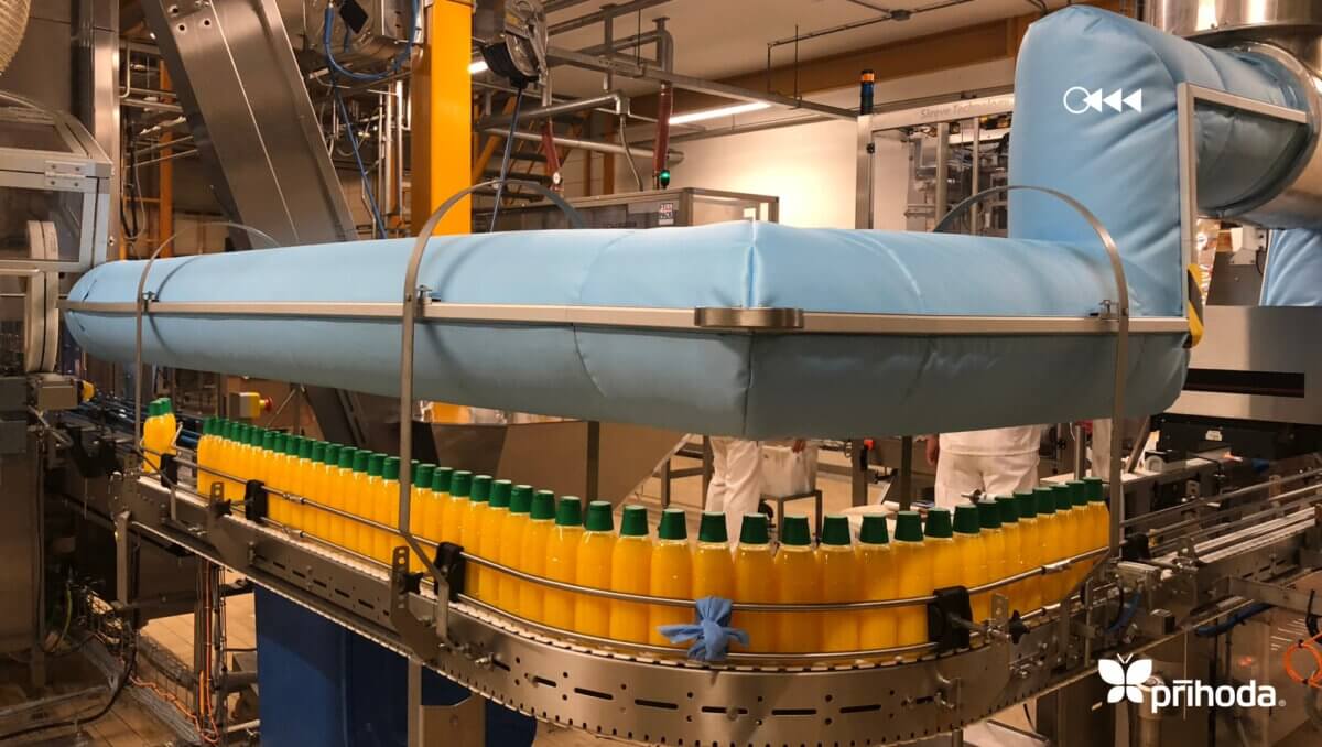 Prihoda fabric ducting in warehouse or retail application