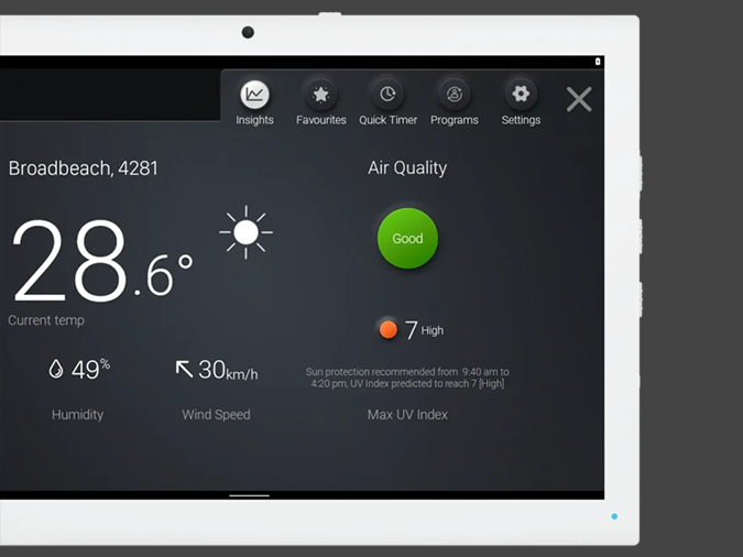 AirTouch weather adaptation