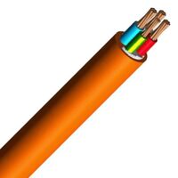 1.5mm Orange Circular Power Cable Unarmoured 3 Core & Earth PVC/PVC 100mtr