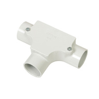 Inspection Tee 90Deg 25mm PVC Grey (10 box)