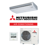 Mitsubishi Heavy (MHI) FDE125AVNPWVH-RC-EXZ3A 12.1kW Ceiling Suspended 1 Phase Air Conditioning System