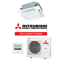 Mitsubishi Heavy Industries FDT100AVNAWVH-RC-EXZ3A 10.0 kW Ceiling Cassette System