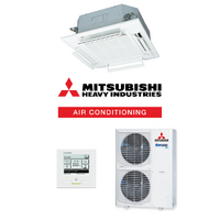 Mitsubishi Heavy Industries FDT140AVNXWVH-RC-EXZ3A 14.0 kW Ceiling Cassette System