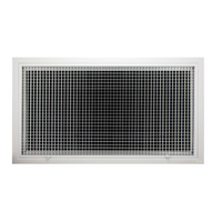 1150 x 550mm Hinged Grille with Filter (1195 x 595 Face)