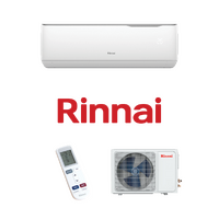 Rinnai HSNRT25B T Series (Reverse Cycle) 2.5kW Inverter Split System with WiFi