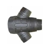 Insulated Double Branch Take Off Fitting - Choose Your Size