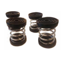 Isolation Spring Mount 32kg Incl Black Cap (2pk)