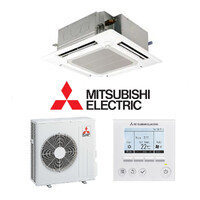 Mitsubishi Electric 6.1kW Wired PLA-RP60BAR 4-Way Cassette