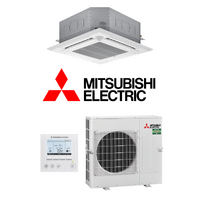 Mitsubishi Electric Cassette PLAM100EAVAKIT 10.0kW 1 Phase Inverter Air Conditioning System