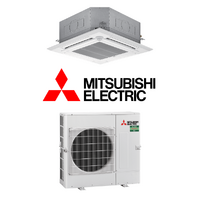 Mitsubishi Electric Cassette PLAM100EAVALKIT 10.0kW 1 Phase Wireless Inverter Air Conditioning System