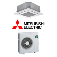 Mitsubishi Electric Cassette PLAM71EAVALKIT 7.1kW 1 Phase Wireless Inverter Air Conditioning System