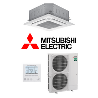 Mitsubishi Electric Cassette PLAZM100EAVAKIT 10.0kW 1 Phase Power Inverter Air Conditioning System