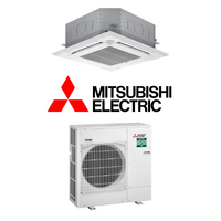 Mitsubishi Electric Cassette PLAZM71EAVALKIT 7.1kW 1 Phase Wireless Power Inverter Air Conditioning System