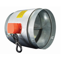 240 Volt Motorised Zone Damper - Choose Your Size