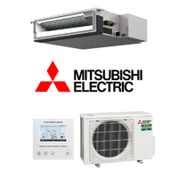 Mitsubishi Electric 2.5kW SEZM25V2MAKIT Bulkhead Ducted Air Conditioning System (Wired Controller)