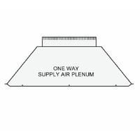 Supply Air 1-Way V-Box Metal - Choose Your Size