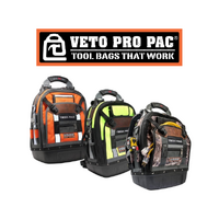 VETO Large Tech Pac Backpack Tool Bag (Selectable Colour)