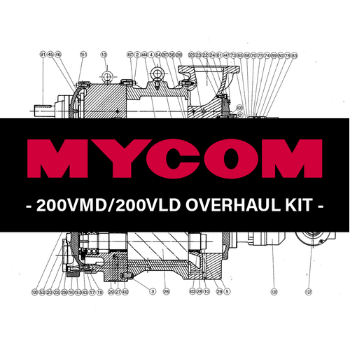 Overhaul kit - 200VMD/200VLD for V-Series Compressors