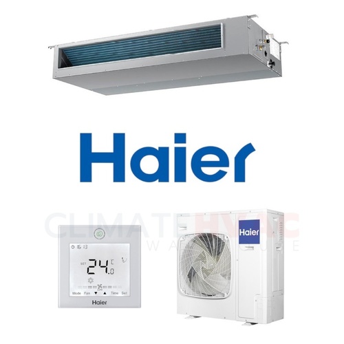 Haier 10.0kW ADH105 1 Phase Med Static Ducted Unit