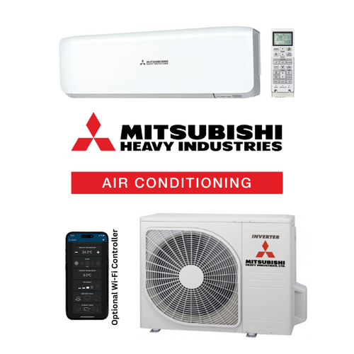 Mitsubishi Heavy (MHI) Avanti DXK12ZSA-W-Set 3.5kW Wall Split Air Conditioning System