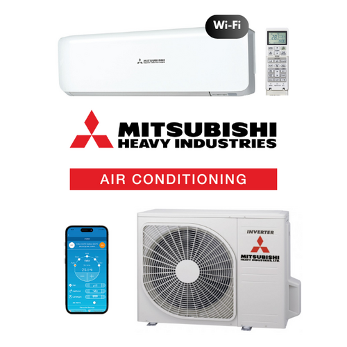 Mitsubishi Heavy (MHI) Avanti WiFi DXK12ZSA-WF1 3.5kW Wall Split Air Conditioning System