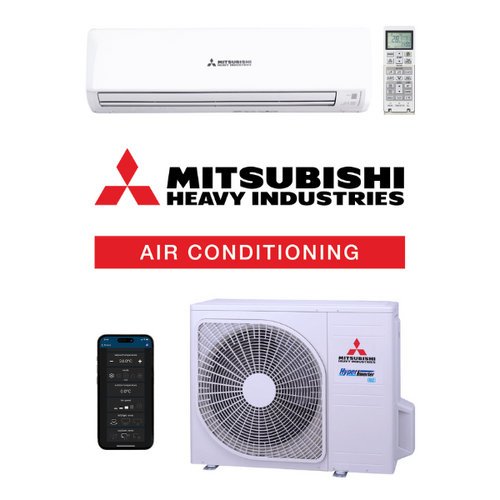 Mitsubishi Heavy (MHI) Bronte DXK21ZRA-W-Set 6.3kW Wall Split Air Conditioning System