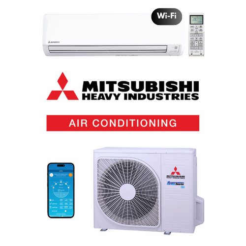 Mitsubishi Heavy (MHI) Bronte Wi-Fi DXK21ZRA-WF1 6.3kW Wall Split Air Conditioning System