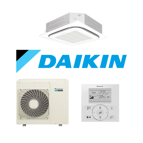 Daikin Premium FCQ50KA-AV 5.0kW Cassette 1 Phase Air Conditioning System