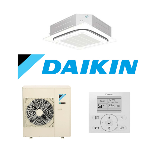 Daikin Premium FCQ71KA-AV 7.1kW Cassette 1 Phase Air Conditioning System