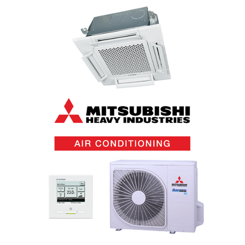 Mitsubishi Heavy (MHI) FDTC60ZSXAWVH-RC-EXZ3A 6.0kW Compact Cassette Air Conditioning System