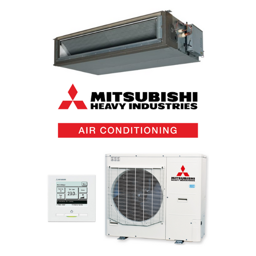 Mitsubishi Heavy (MHI) FDU112KXZES1W6F-RC-EXZ3A 11.2kW Ducted 3 Phase Air Conditioning System