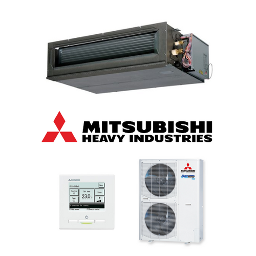 Mitsubishi Heavy (MHI) FDU140AVNXWVH-RC-EXZ3A 14.0kW Ducted 1 Phase Air Conditioning System
