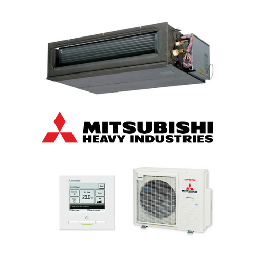 Mitsubishi Heavy (MHI) FDU71AVNXWVH-RC-EXZ3A 7.1kW Ducted 1 Phase Air Conditioning System