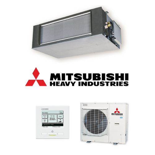 Mitsubishi Heavy (MHI) FDUA100AVSAWVH-RC-EXZ3A 10.0kW Ducted 3 Phase Air Conditioning System
