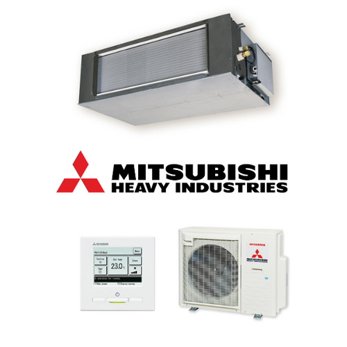 Mitsubishi Heavy (MHI) FDUA125VNPWVH-RC-EXZ3A 12.1kW Ducted 1 Phase Air Conditioning System