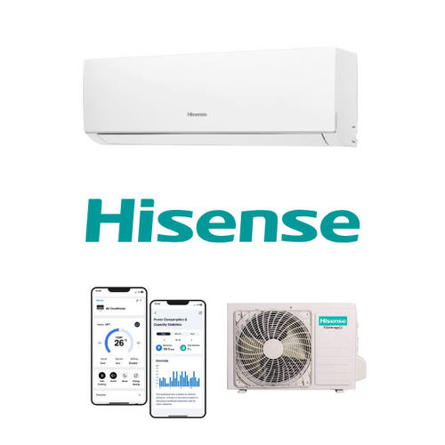 Hisense J-Series HAWJ24KRP-SET 7.1kW Wall Split Wifi Air Conditioning System
