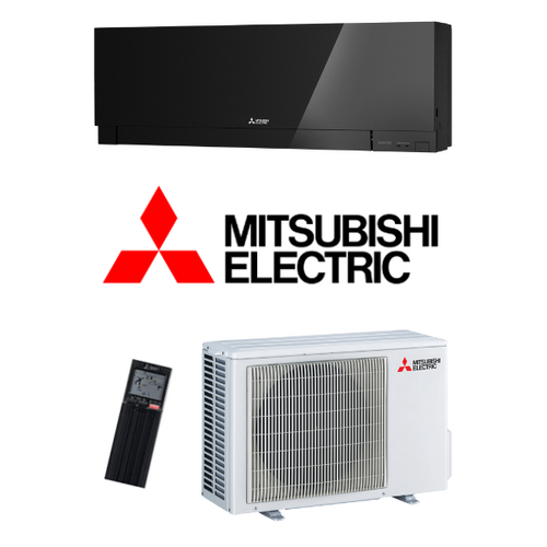 Mitsubishi Electric MEF35BKD2KIT 3.5kW Wi-Fi Wall Split Air Conditioning System (Black)