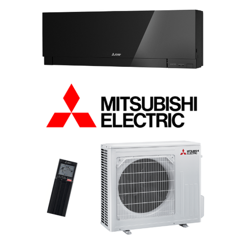 Mitsubishi Electric MEF50BKD2KIT 5.0kW Wi-Fi Wall Split Air Conditioning System (Black)