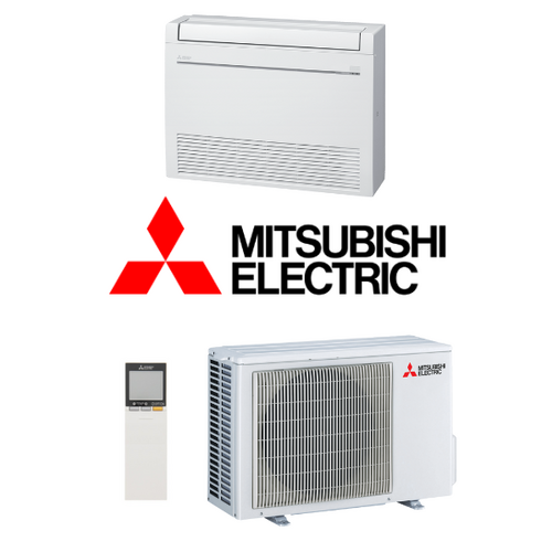 Mitsubishi Electric MFZKW25VGKKIT 2.5kW Wi-Fi Floor Console R32 Air Conditioning System