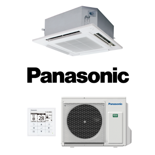 Panasonic S-6071PU3E/U-71PZ3R5 7.1kW Cassette 1 Phase Single Fan R32 Air Conditioning System