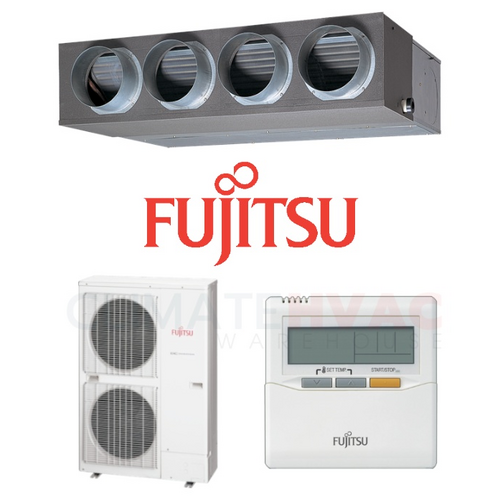 Fujitsu Slimline SET-ARTA45LATU 11.5kW Ducted 1 Phase Air Conditioning System