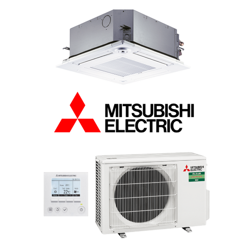 Mitsubishi Electric Compact Cassette SLZM25VA2MAKIT 2.5kW 1 Phase Air Conditioning System (Wired Control)