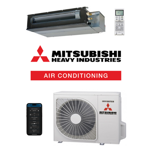 Mitsubishi Heavy (MHI) Akari SRR35ZS-W-Set 3.5kW Wall Split Bulkhead Air Conditioning System