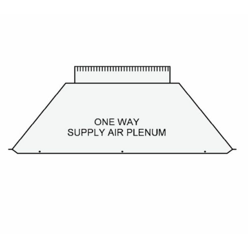 Supply Air 1-Way V-Box Metal - Choose Your Size