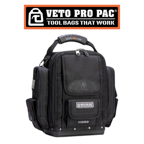 VETO MB5B XXL Tech Meter Tool Backpack with Plastic Base - Blackout (VPP10739)