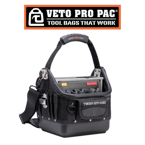 VETO TECH OT-MD Medium Tech Open Top Tool Bag - Blackout (VPP10743)